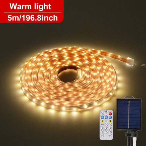 SolarGlow LED Lichterkette – Für kreative Außenbeleuchtung