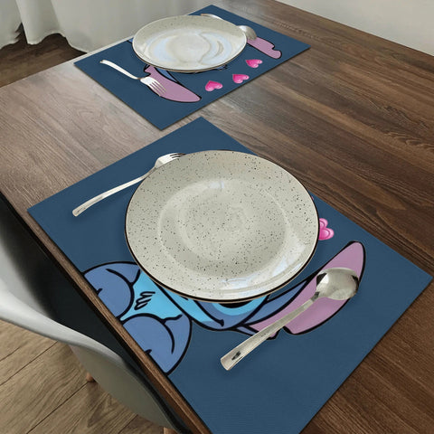 Disney Stitch Platzdeckchen – Süßer Cartoon für Küchen- und Tischdekoration
