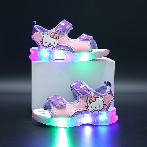 Sanrio Leuchtende Mädchensandalen – Bequeme und Atmungsaktive Sommerschuhe