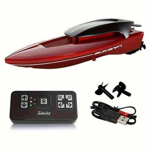 Wasser Mini Spielzeugboot – Fernbedienbar mit LED-Beleuchtung