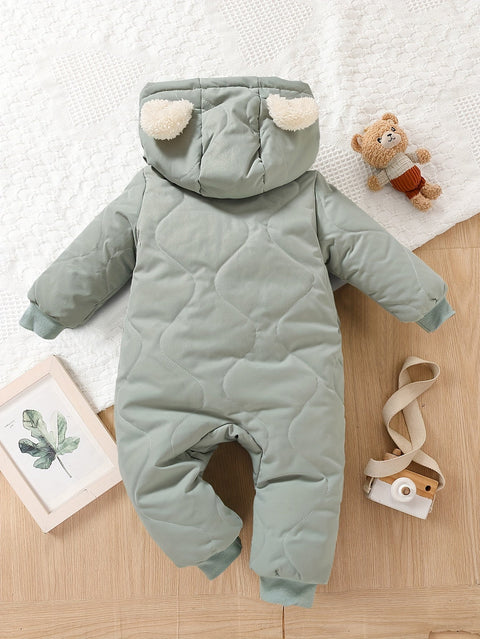 Luca Kapuzenoverall für Babys - Warm und Niedlich für Außenabenteuer