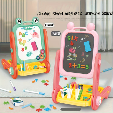 Doppelseitiges Kinderzeichenbrett – Magnetisch mit Bildungsfunktionen zum Lernen und Spielen