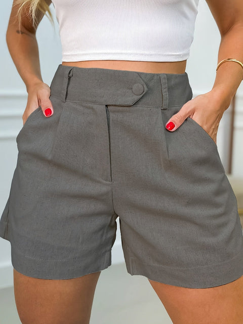 Elegante Hochtaillierte Shorts – Komfort und Stil in Einem