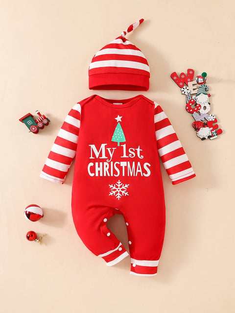Niedliches Weihnachtsstrampler-Set - Für die ersten Weihnachtsmomente deines Babys