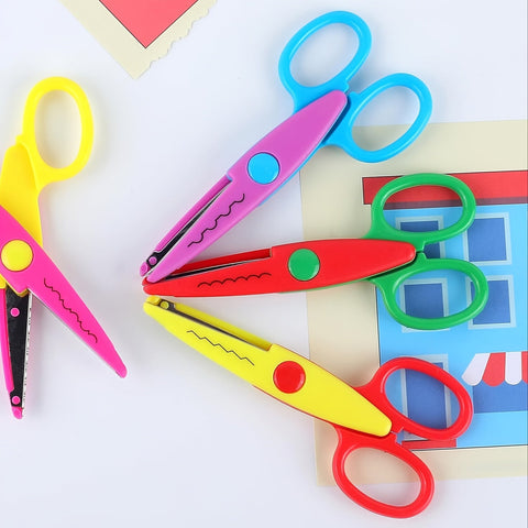 Bunte Kreative Scheren Set – Dekorative Ränder für Handwerk und DIY