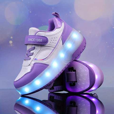GlowRiders Roller Sneakers - Für Kinder mit Lichtspektakel