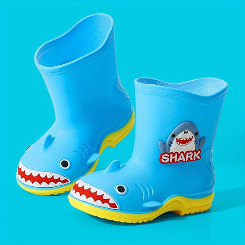 Sharky Regenstiefel für Kinder - Verspielter Wasserdichter Schutz
