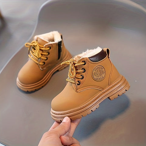 Trendige Fleece-Stiefel für Jungen - Warm und Wasserdicht