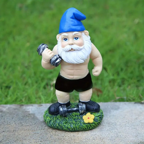Sportliche Zwerge - Lustige Gartenfiguren für eine Verspielt Atmosphäre