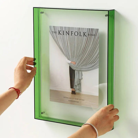 Lebendiger Acryl Displayrahmen – Zeitgemäßer Farbfotohalter