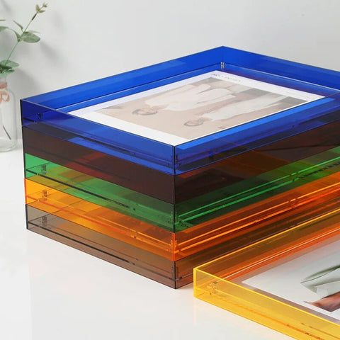 Lebendiger Acryl Displayrahmen – Zeitgemäßer Farbfotohalter