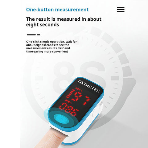 PulseCheck Tragbares Pulsoximeter – Schnell und Genau deinen Sauerstoffgehalt Messen
