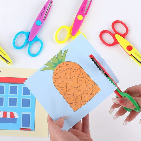 Bunte Kreative Scheren Set – Dekorative Ränder für Handwerk und DIY