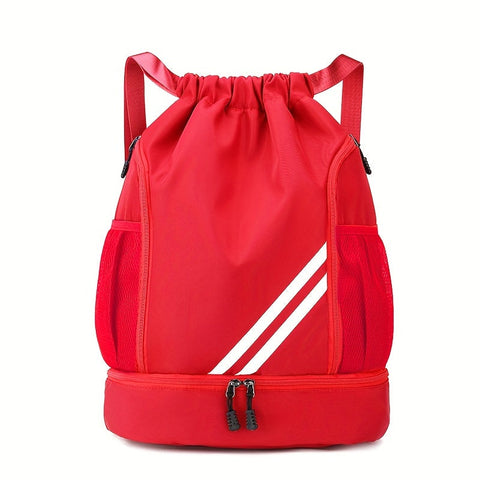 Stylische Nylon-Gymtasche mit Kordelzug – Praktisch und Wasserdicht für Sport und Reisen