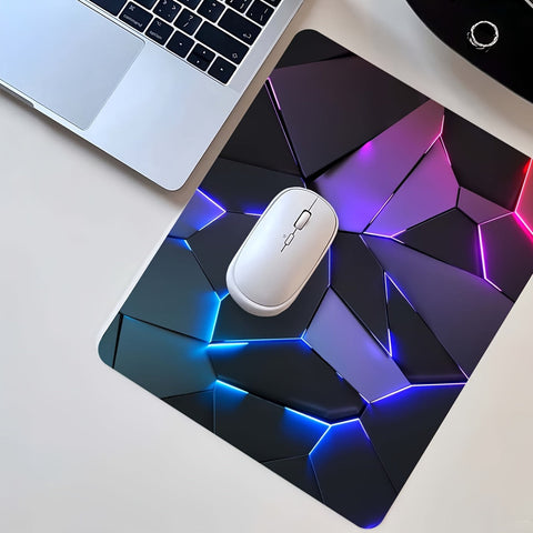 Geometrische Gamer Matte - Stilvoll, Langlebig und Rutschfest für ein Perfektes Spielerlebnis