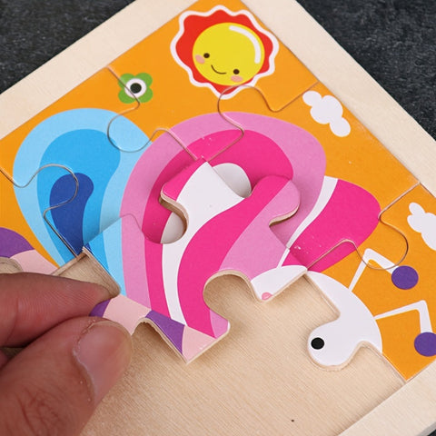 Bildungs Holzpuzzle – Für junge Entdecker