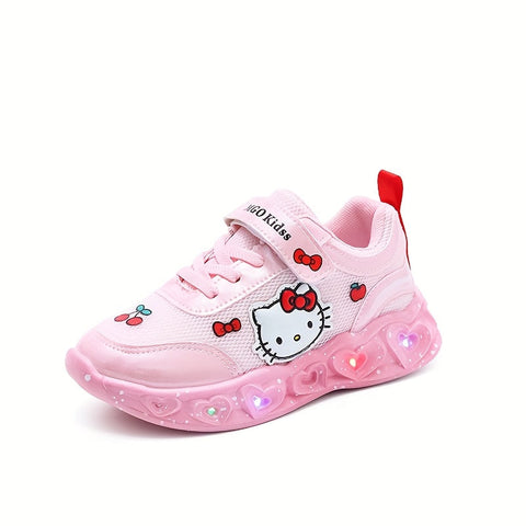 Leuchtende Hello Kitty Sneakers – Atmungsaktive und Gepolsterte Lustige Schuhe