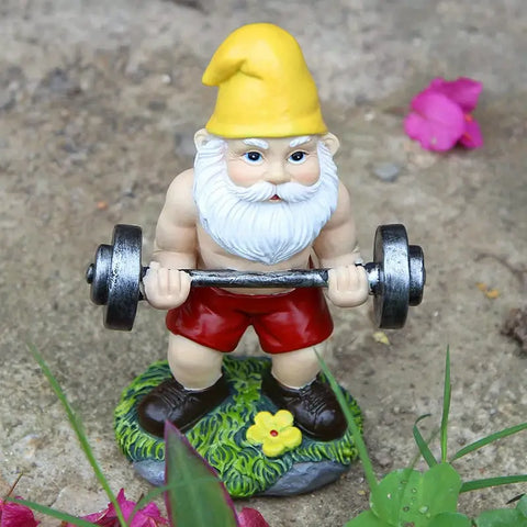 Sportliche Zwerge - Lustige Gartenfiguren für eine Verspielt Atmosphäre