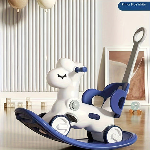2-in-1 Baby Schaukelpferd und Laufrad - Sicheres und Lustiges Spielzeug