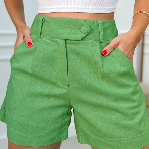 Elegante Hochtaillierte Shorts – Komfort und Stil in Einem