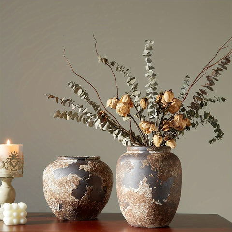 Rustikale Terrakotta-Vase - Für eine zeitlose Atmosphäre in deinem Zuhause