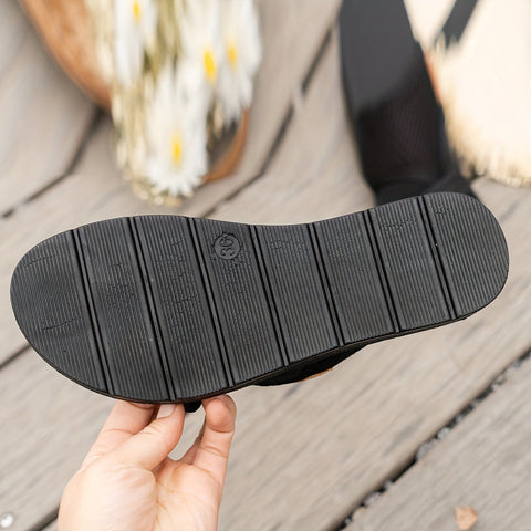 Damen Mesh Slide Sandalen – Leicht und Atmungsaktiv mit Kreuzriemen