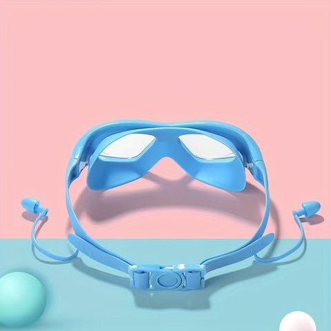 Meerjungfrau Schwimmbrille und Badekappe Set für Kinder – Komfort & Verspielter Schutz im Wasser