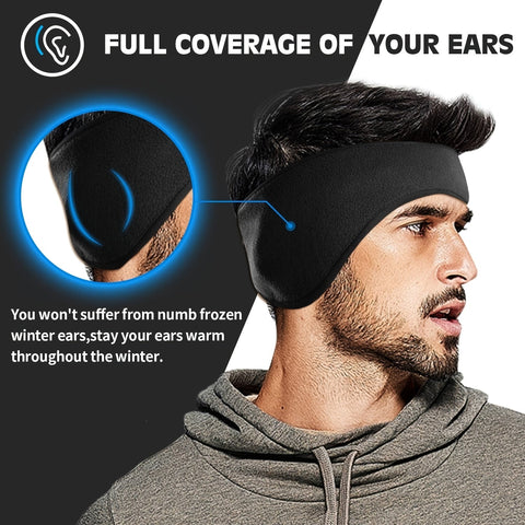 Fleece-Ohrwärmer Stirnband - Perfekt für Outdoor-Aktivitäten im Winter