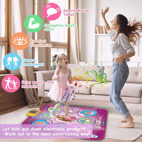 Tanzmatte Spielteppich – Musikalische Tanzherausforderung für Kinder