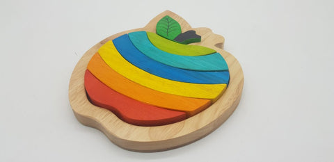 Bunte Apfelpuzzle – Für lehrreiche Spiele