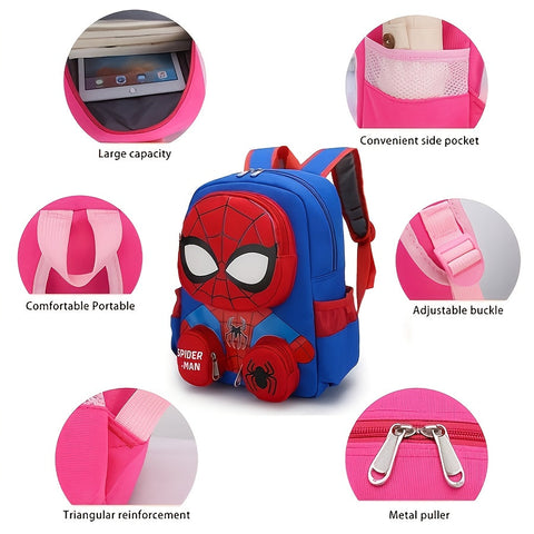 Spider-Man Rucksack mit großer Kapazität – Großartiges Geschenk für Kinder, perfekt für Schule und Abenteuer