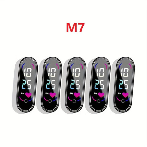 Leuchtende Kinderuhr - Buntes LED-Display und Sportliches Design