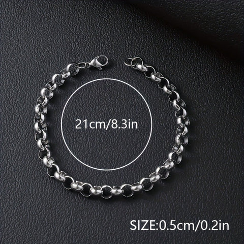 UrbanSteel Armbandenset – Cool und Trendy für Herren