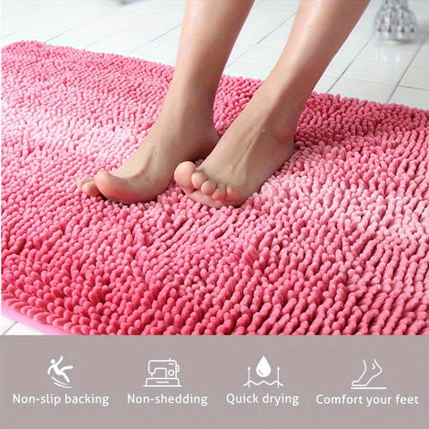 Chenille Badmatte – Luxus und Komfort für Badezimmer und Eingangsbereich