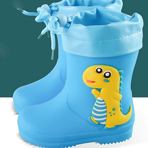 Dino & Bunny Regenstiefel für Kinder - Verspielter Wasserdichter Schutz