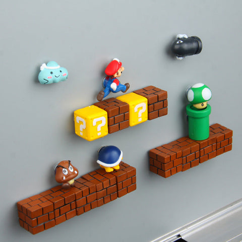 Super Mario Kühlschrankmagneten – Für fröhliche Küchendekoration