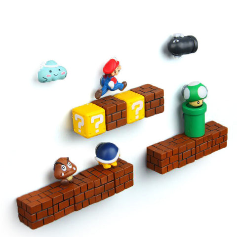 Super Mario Kühlschrankmagneten – Für fröhliche Küchendekoration