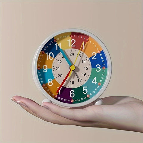 Bildungswecker – Bunte Uhr für Studenten und Kinder