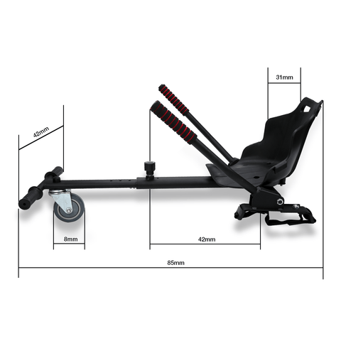 HoverKart Pro – Bequemer und Verstellbarer Hoverboard-Sitz