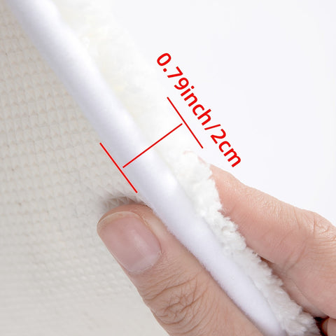 Fluffy Blumen Badezimmerteppich – Absorbierend und Weich für Extra Komfort