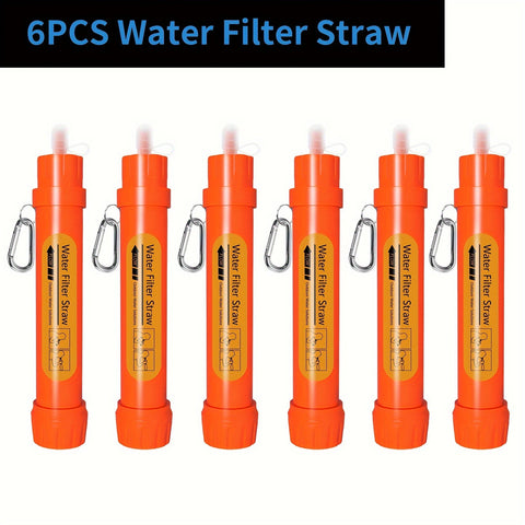 HydroPur Wasserfilter-Strohhalme - Tragbare Wasserreiniger für Outdoor-Abenteuer