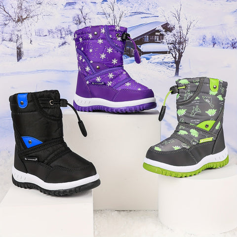 Fröhliche Winterstiefel für Kinder - Wärme und Spaß im Schnee