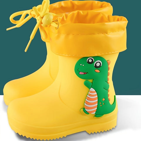 Dino & Bunny Regenstiefel für Kinder - Verspielter Wasserdichter Schutz