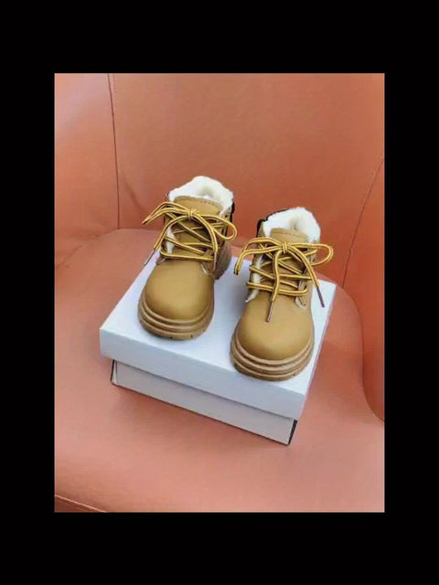 Trendige Fleece-Stiefel für Jungen - Warm und Wasserdicht
