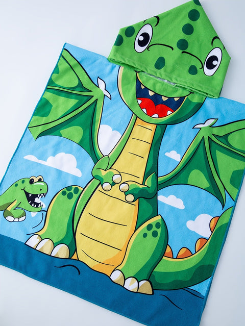 Dinosaurier Strandhandtuch für Kinder – Spaßig und Funktional für Sommer- und Strandtage