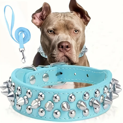 Verstellbarer Stachelhalsband für Hunde - Stark und Sicher für Große Hunde