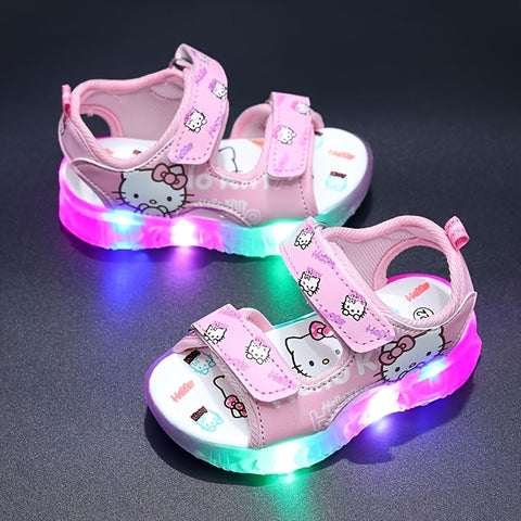 Sanrio Leuchtende Mädchensandalen – Bequeme und Atmungsaktive Sommerschuhe
