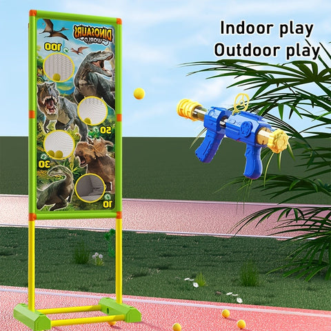 Dinosaurier-Schießspiel – Lustiges und Interaktives Zielspiel für Innen und Außen