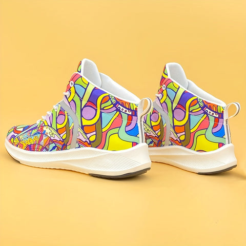 Damen Bunte Sneakers – Rutschfeste Ganzjahresschuhe
