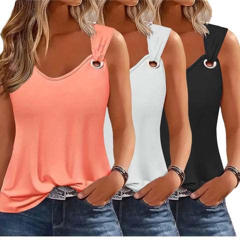 Damen Tanktops 3-Pack – Sommerfest und Locker